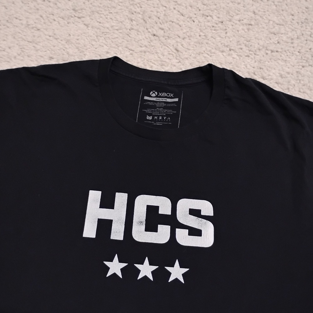 Halo Shirt Mens 2XL Black World Championship Xbox Gaming Microsoft Logo USA Made - Picture 3 of 9